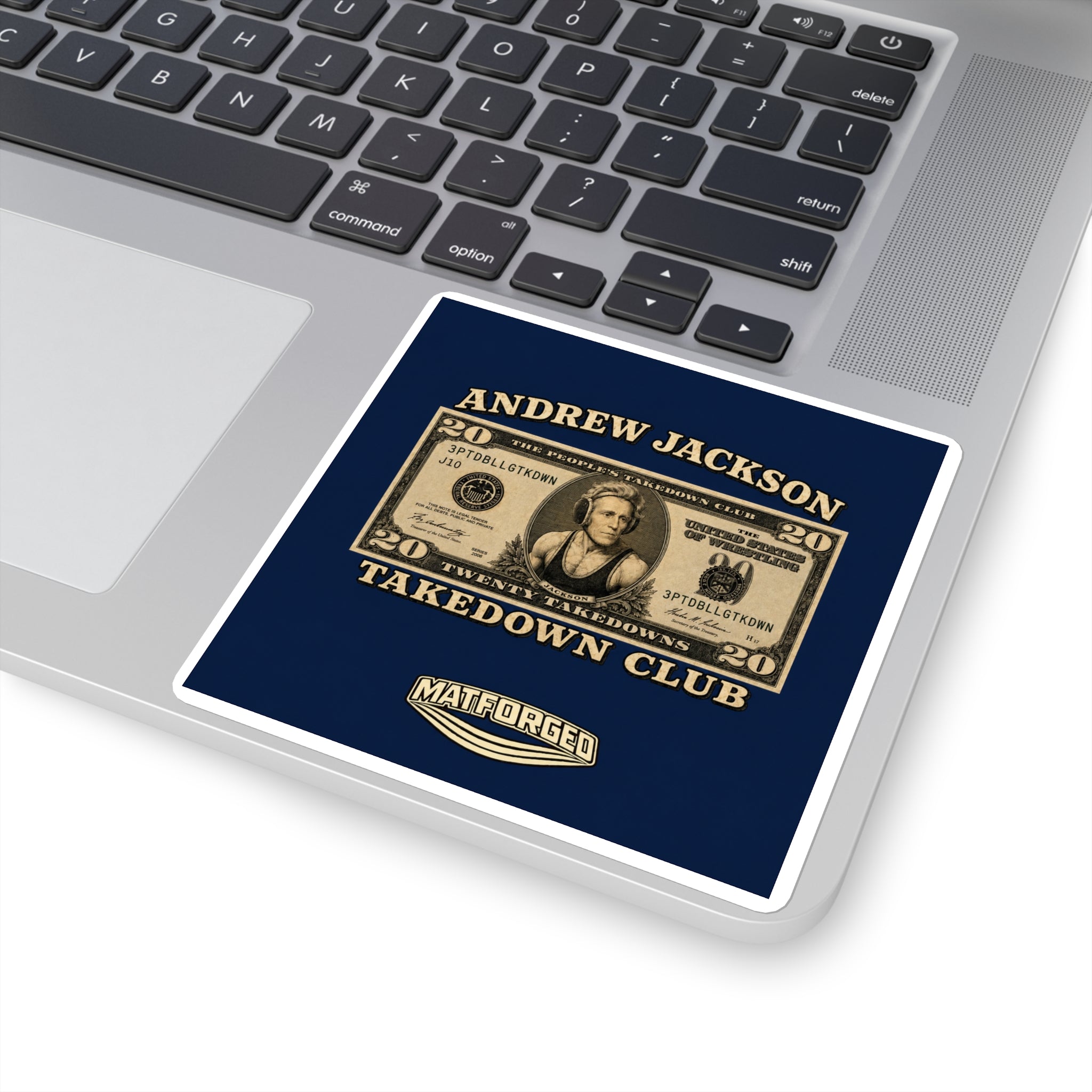 Mat Culture - Andrew Jackson Takedown Club Square Sticker