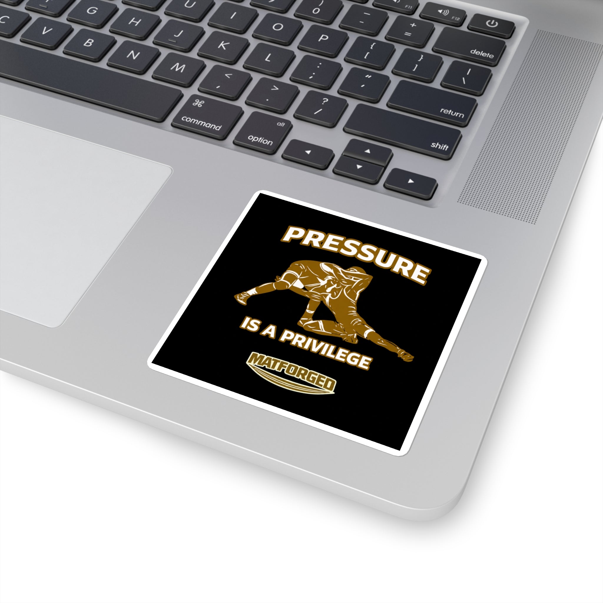 Relentless - Pressure Is A Privilege Square Sticker