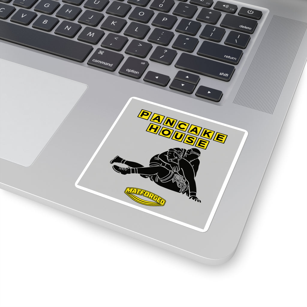Wrestling Culture - Pancake House Wrestling Square Sticker