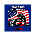 Patriotic - Stars and Scrambles Square Sticker