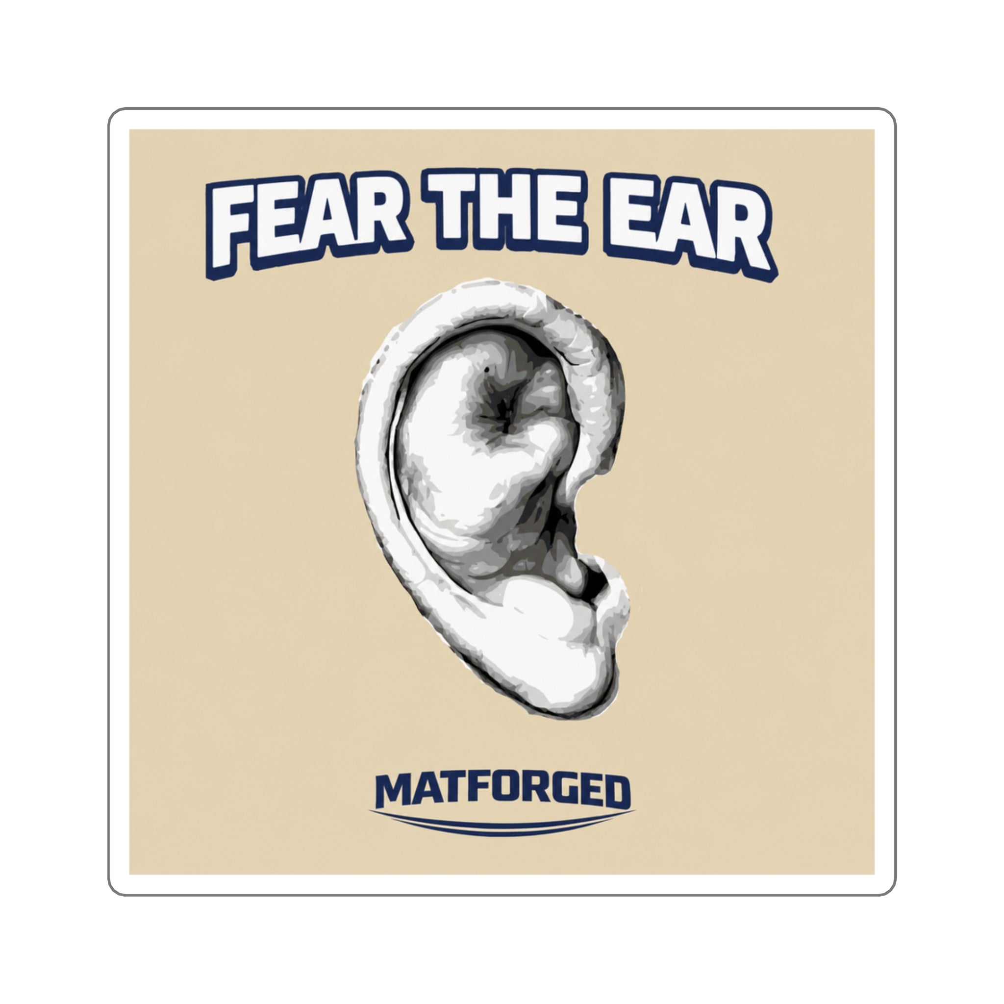 Cauliflower - Fear the Ear Square Sticker