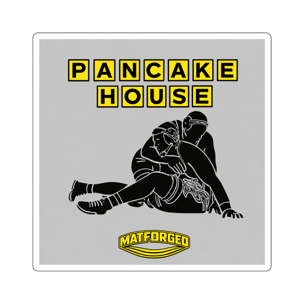 Wrestling Culture - Pancake House Wrestling Square Sticker