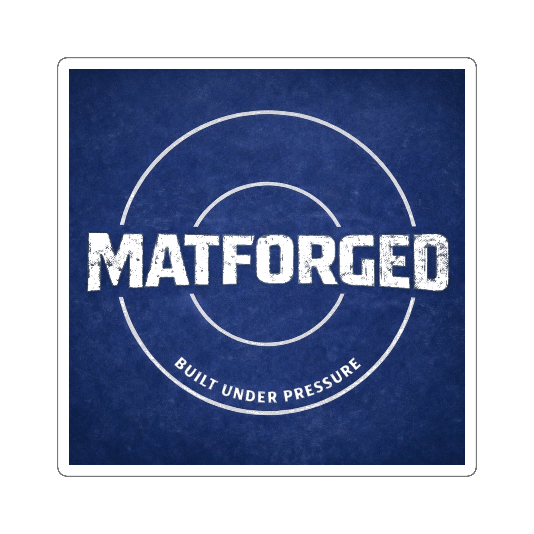 MatForged Original Logo Square Sticker