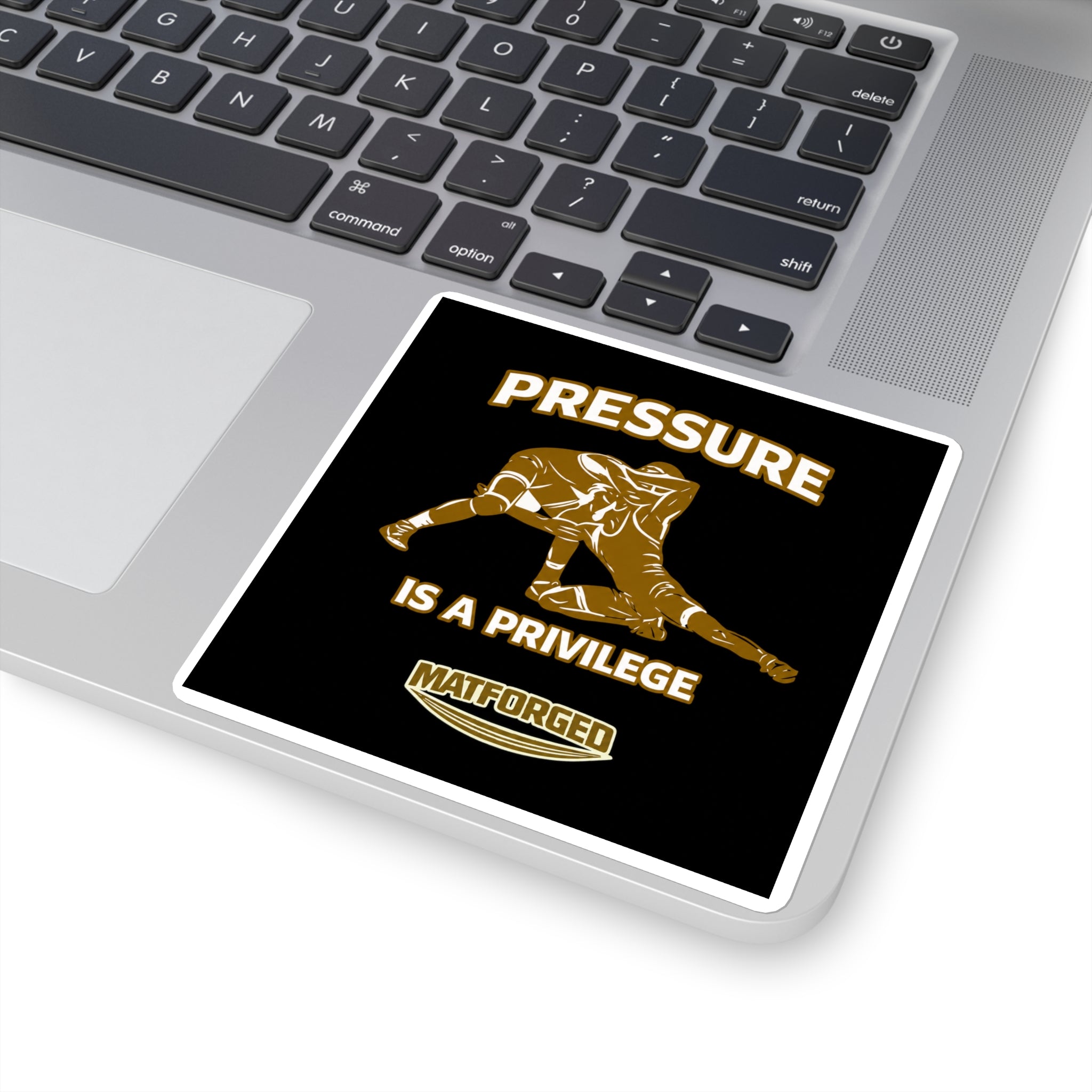 Relentless - Pressure Is A Privilege Square Sticker