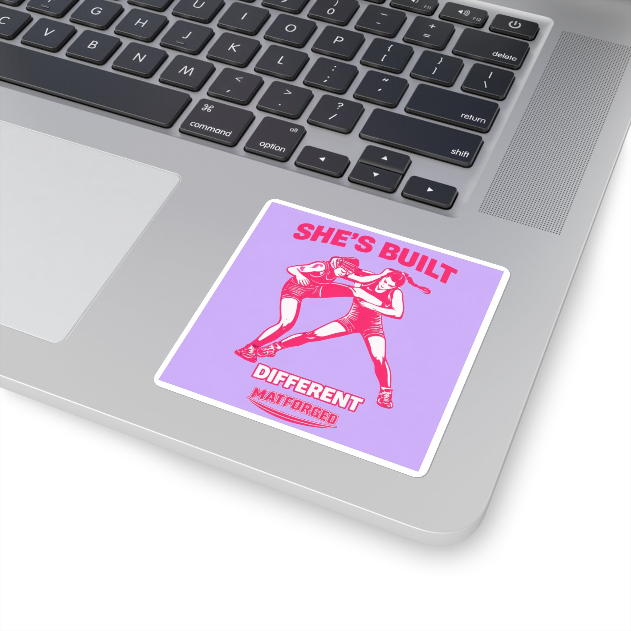 Girls - She’s Built Different Square Sticker