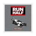 Wrestling Culture - Run Half Square Sticker