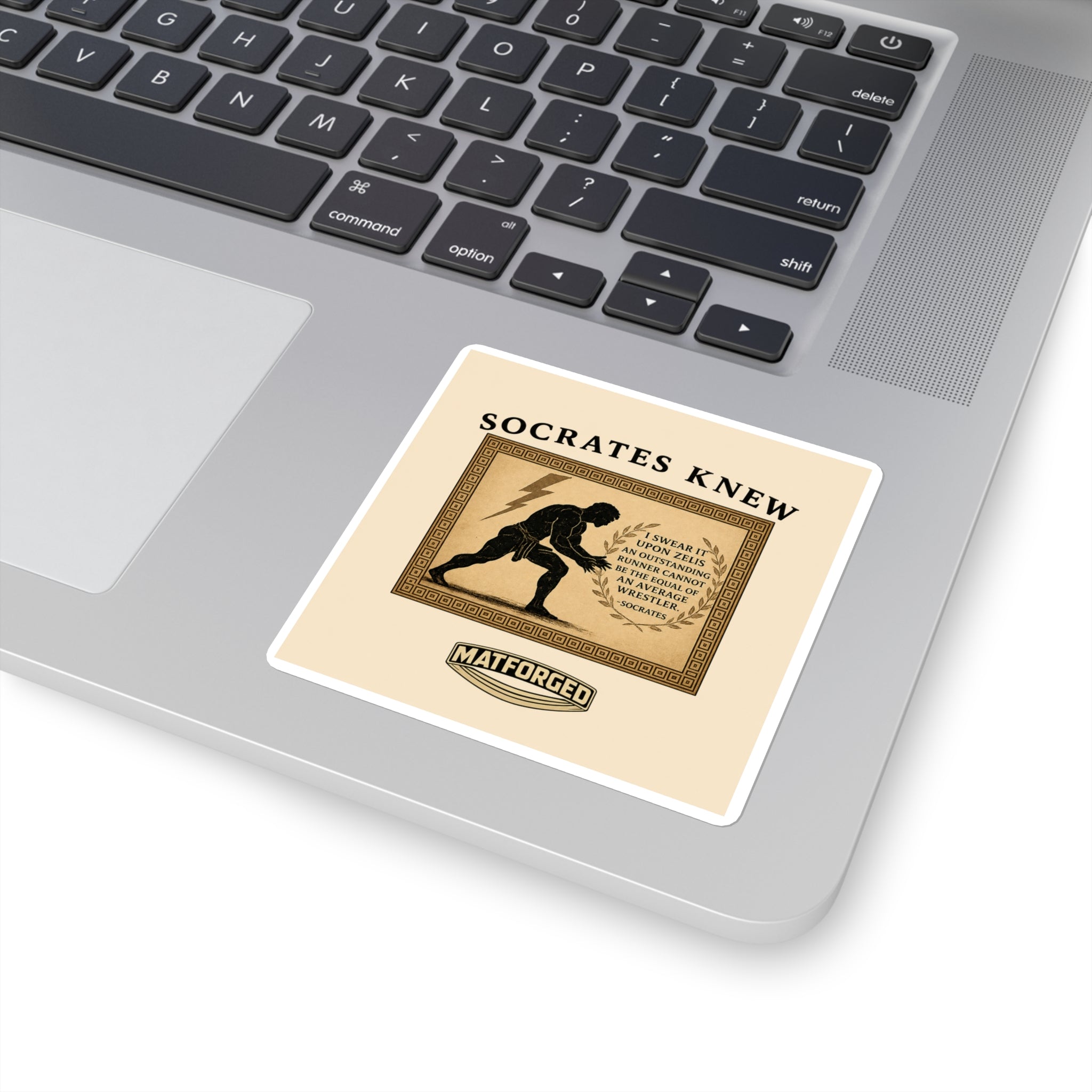 Mat Culture- Socrates Knew Square Sticker