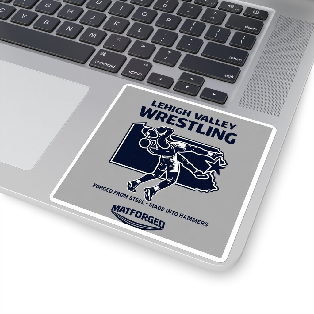 Wrestling Hotbed/Bragging Rights - Lehigh Valley Wrestling Square Sticker