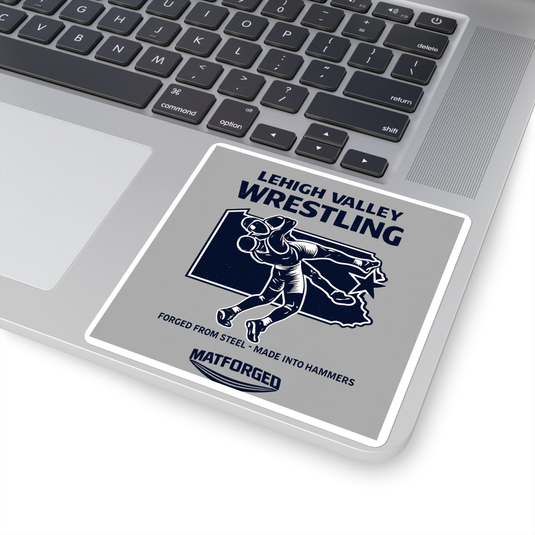 Wrestling Hotbed/Bragging Rights - Lehigh Valley Wrestling Square Sticker