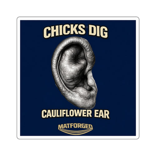 Cauliflower - Chicks Dig Cauliflower Ear Square Sticker
