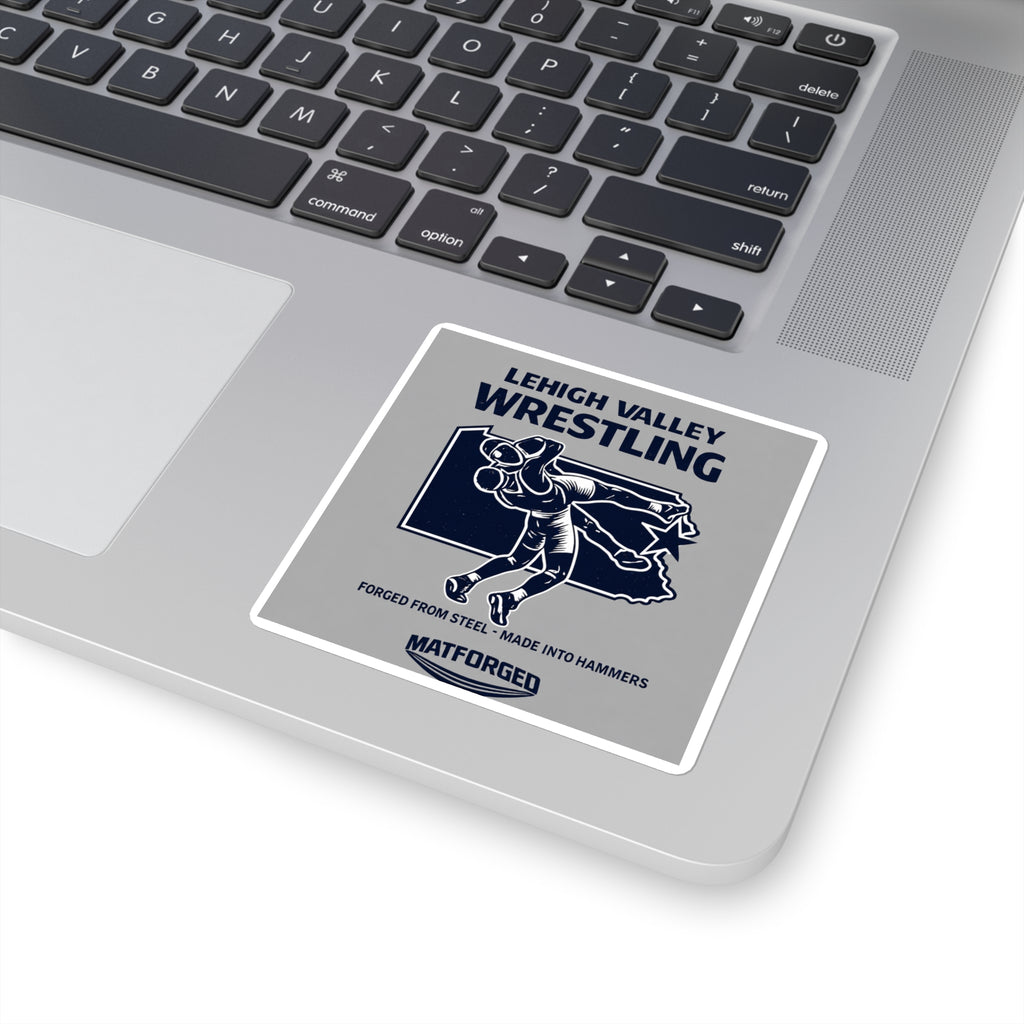 Wrestling Hotbed/Bragging Rights - Lehigh Valley Wrestling Square Sticker