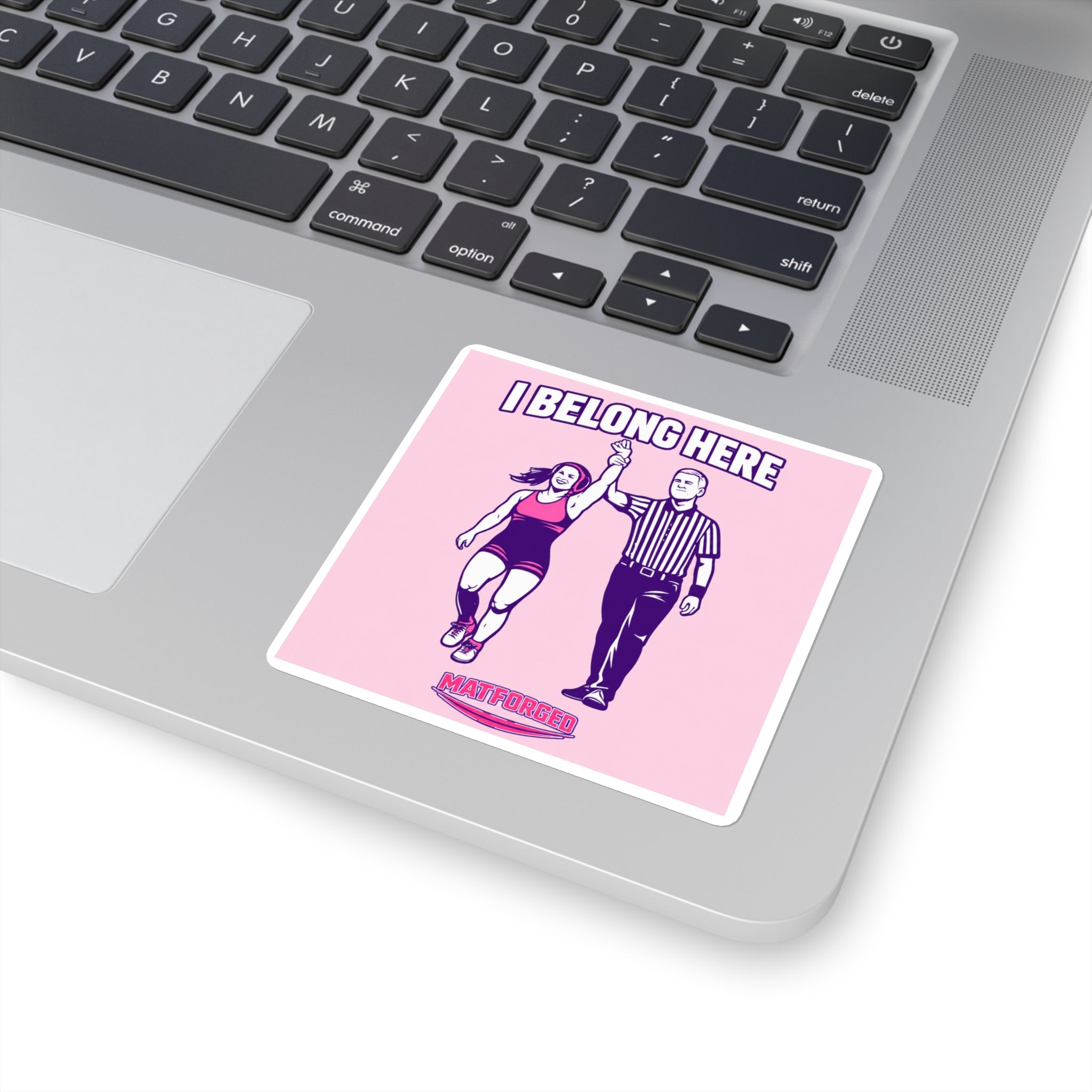 Girls - I Belong Here Girls Square Sticker