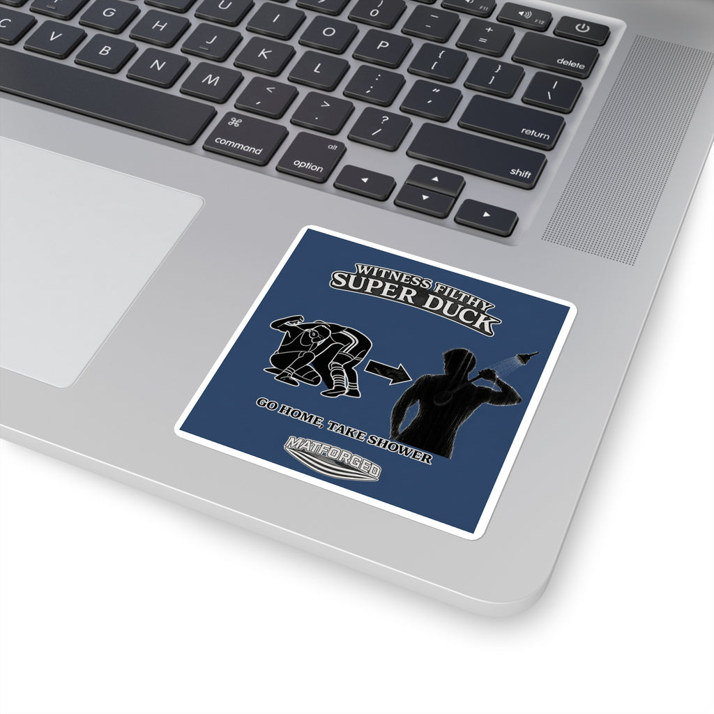 Mat Culture - Filthy Super Duck Square Sticker