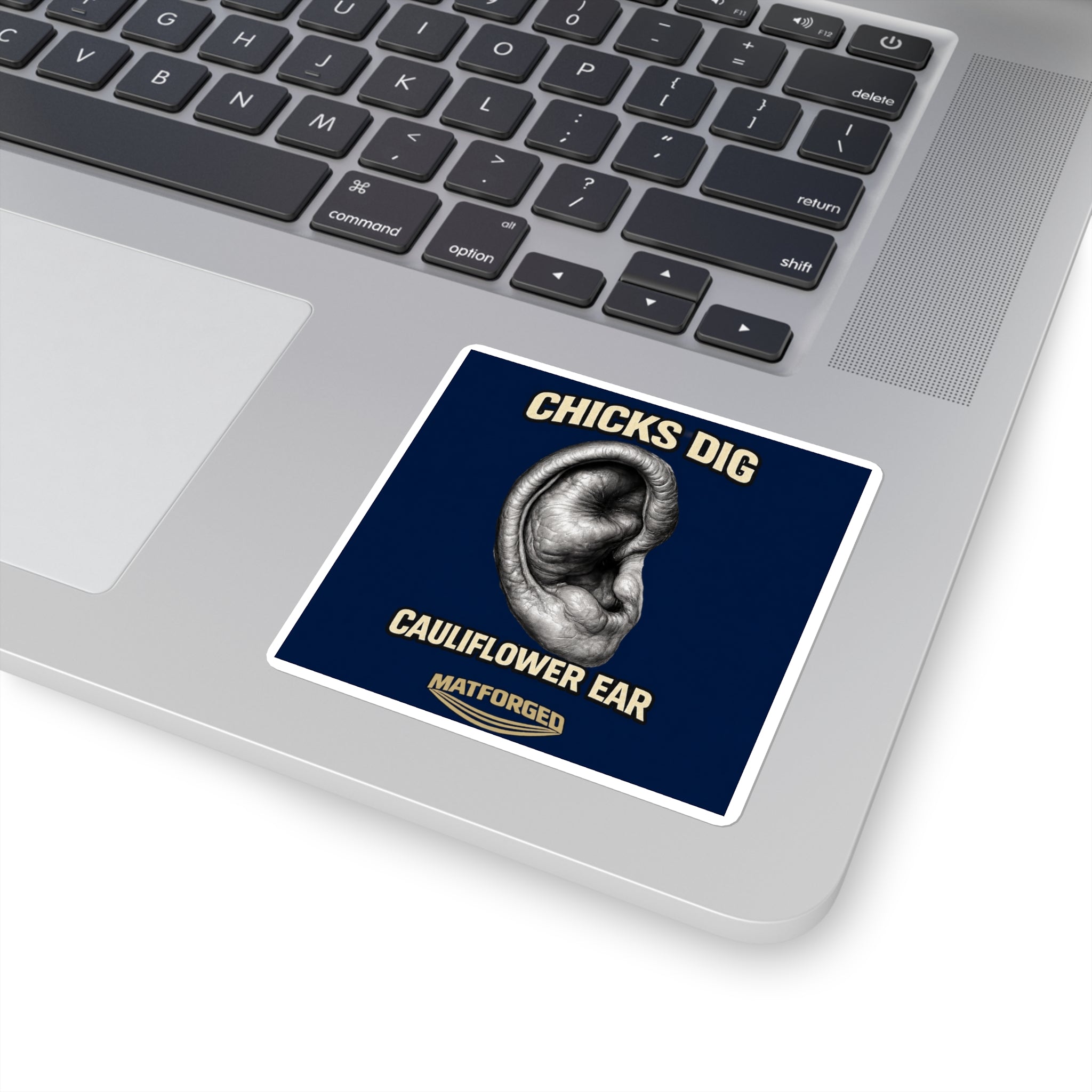 Cauliflower - Chicks Dig Cauliflower Ear Square Sticker