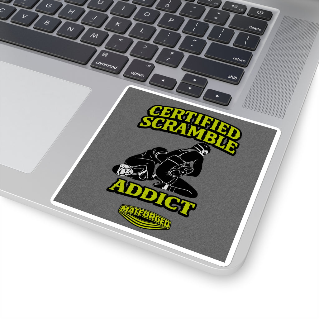 Mat Culture - Certified Scramble Addict Square Sticker