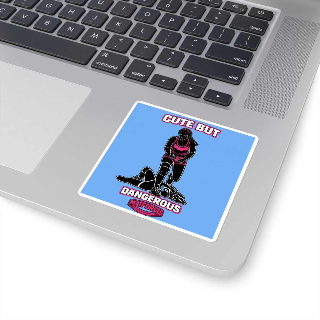 Girls - Cute But Dangerous Square Sticker
