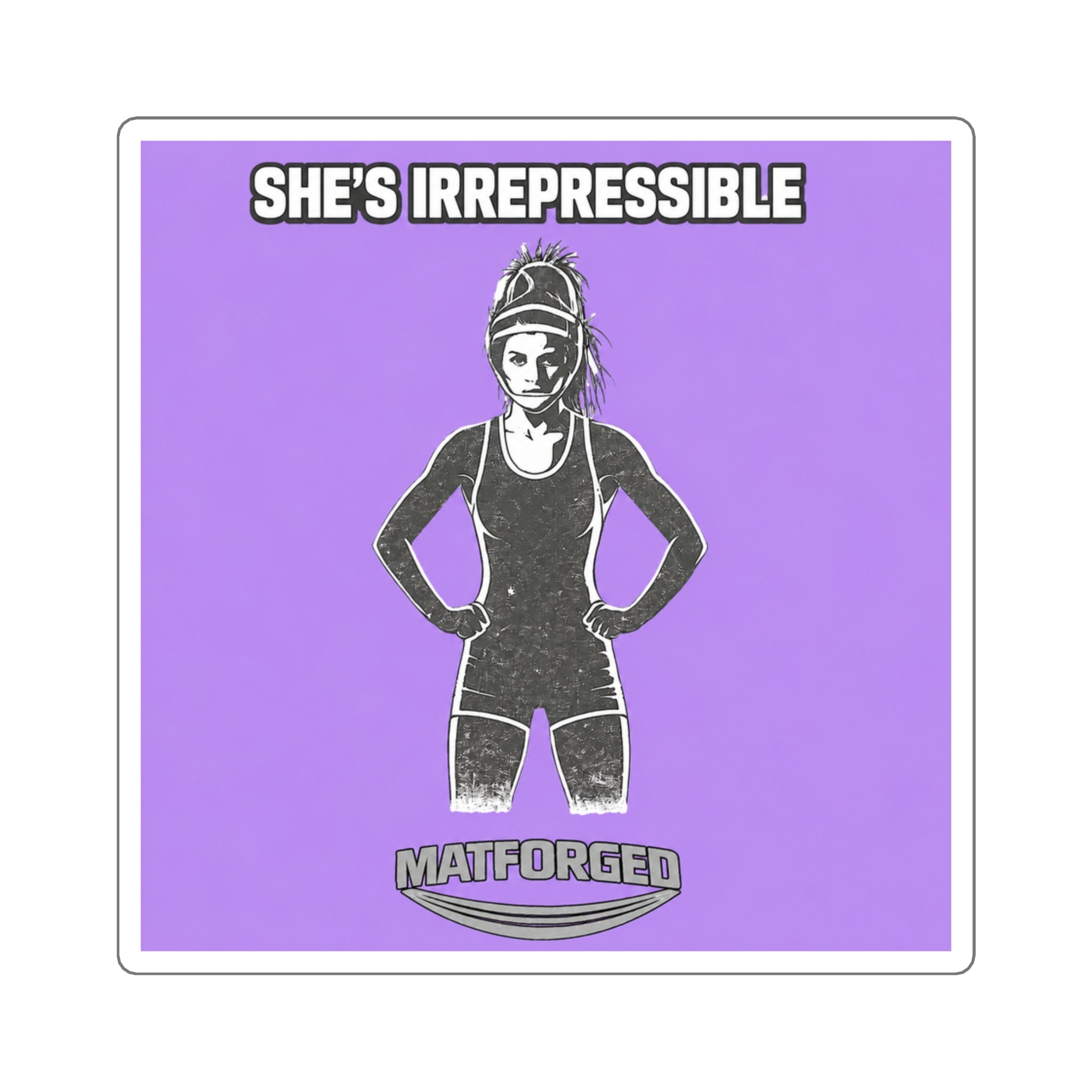 Girls - She’s Irrepressible Square Sticker