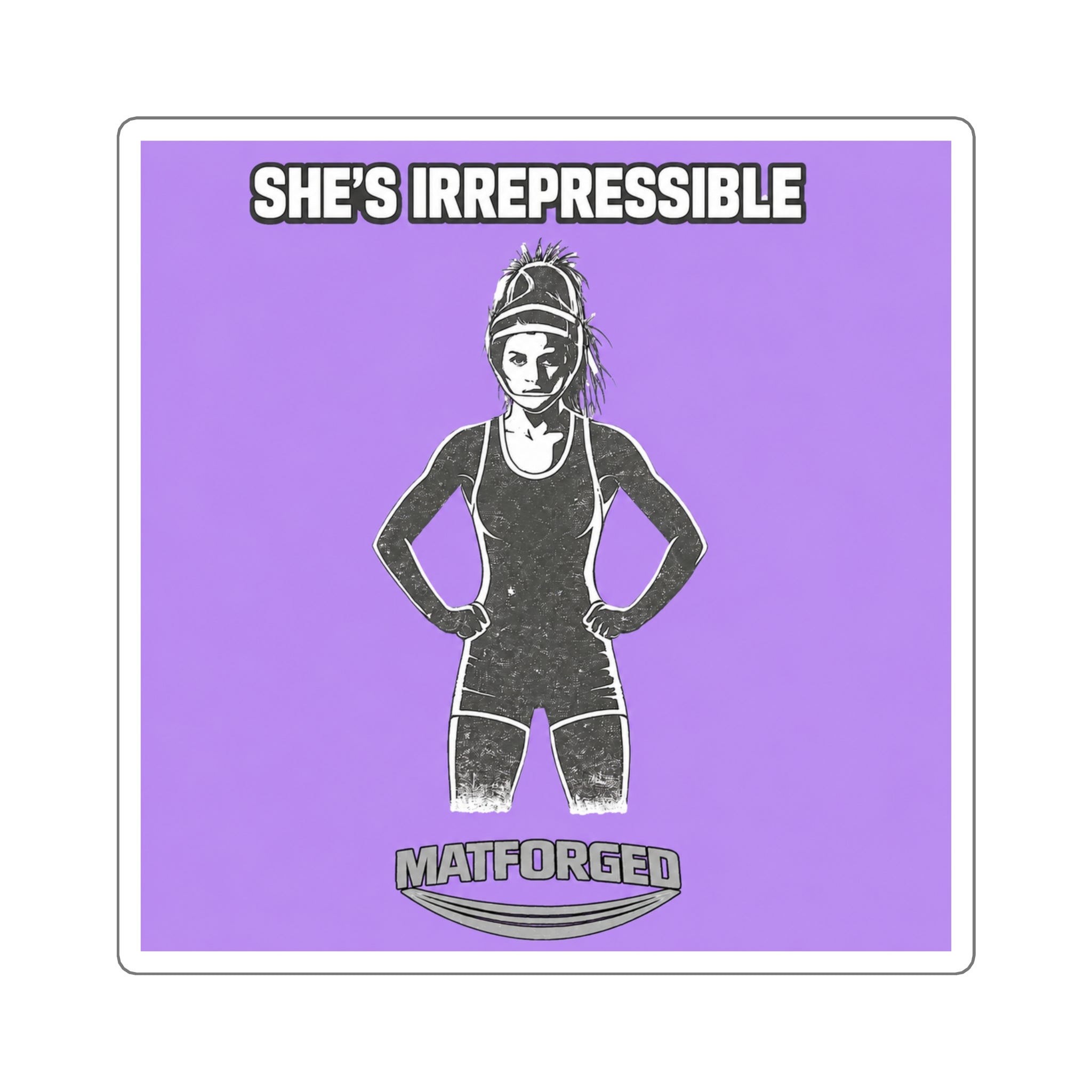 Girls - She’s Irrepressible Square Sticker