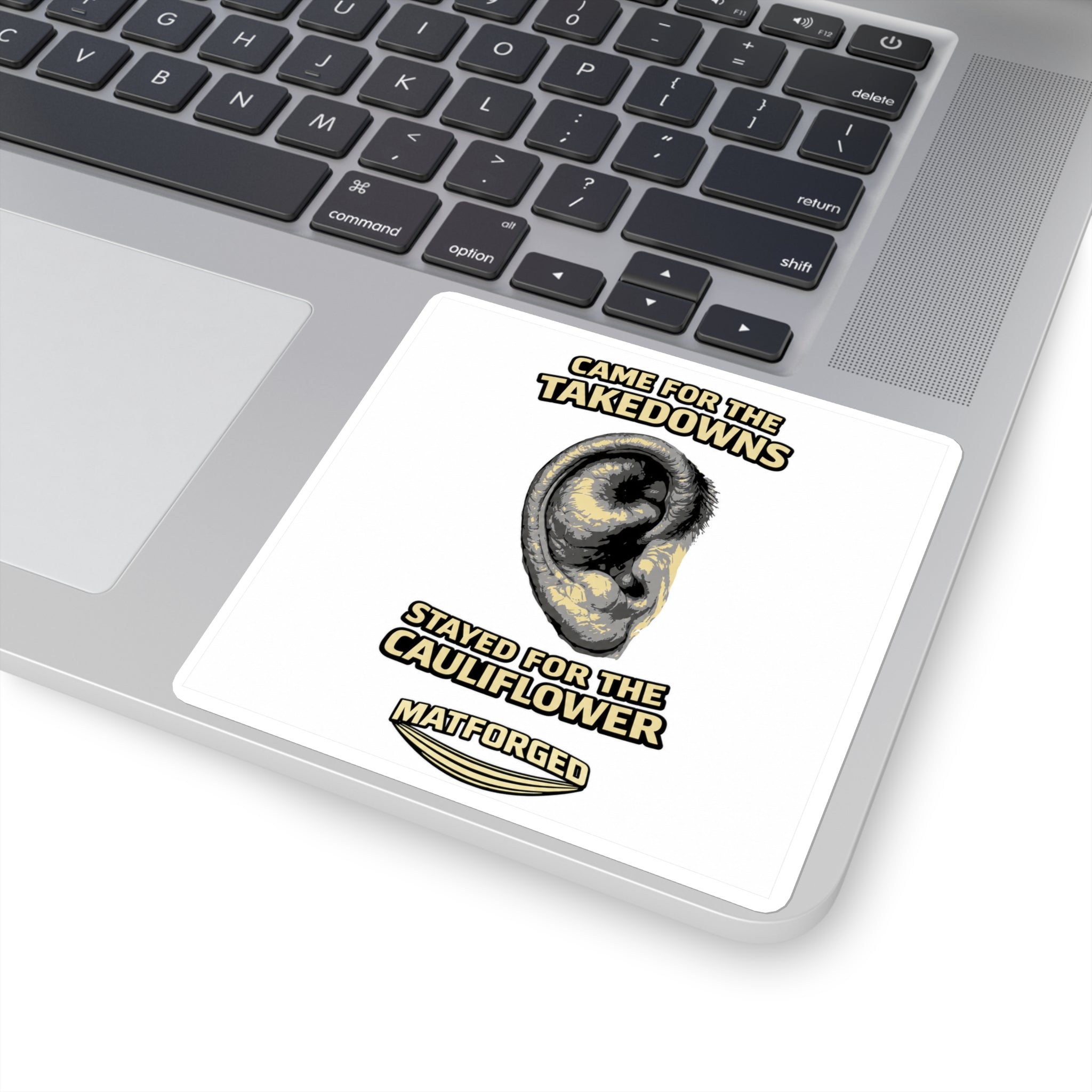 Cauliflower - Came for the Takedowns Stayed for the Cauliflower Square Sticker