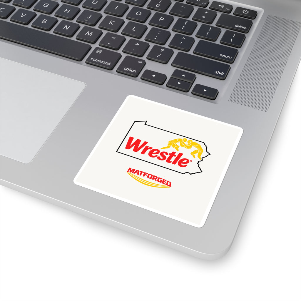 Wrestling Culture - Wrestle Pennsylvania Square Sticker