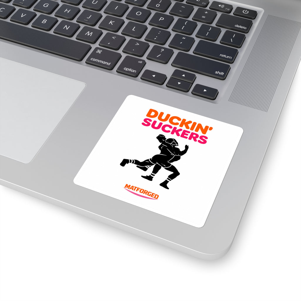 Wrestling Culture - Duckin' Suckers Square Sticker