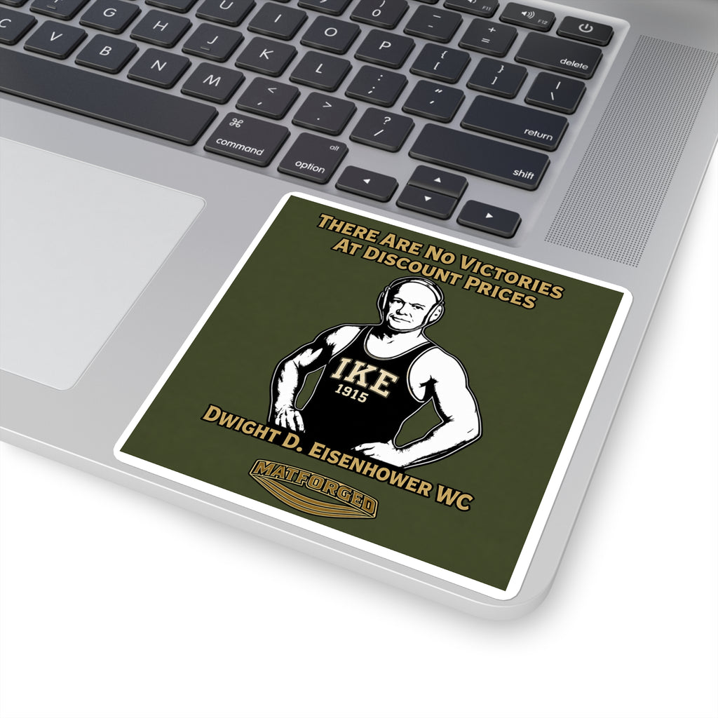 Mat Culture - Ike 1915 Dwight D. Eisenhower Square Sticker