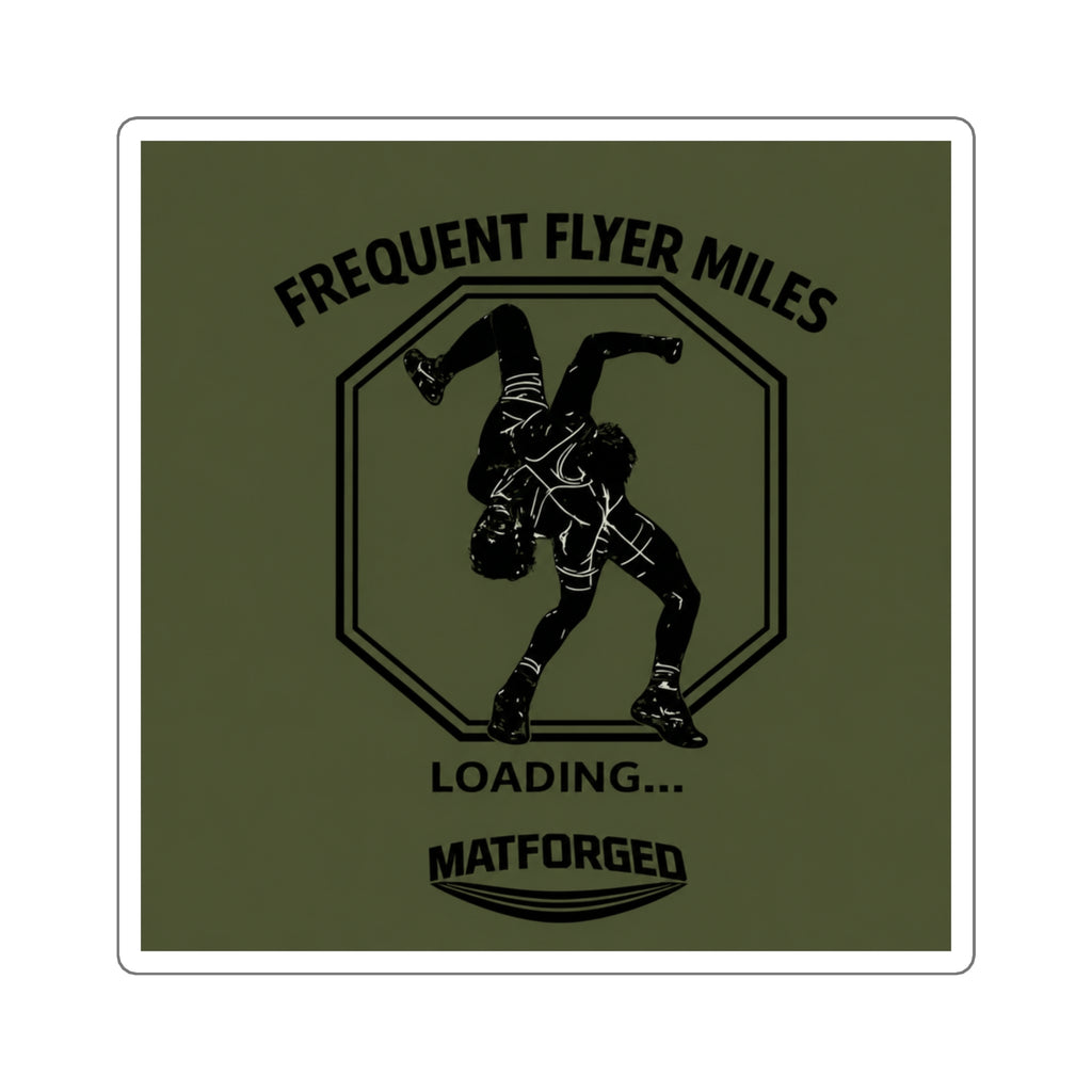 Olympic - Frequent Flyer Miles Square Sticker