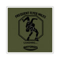 Olympic - Frequent Flyer Miles Square Sticker