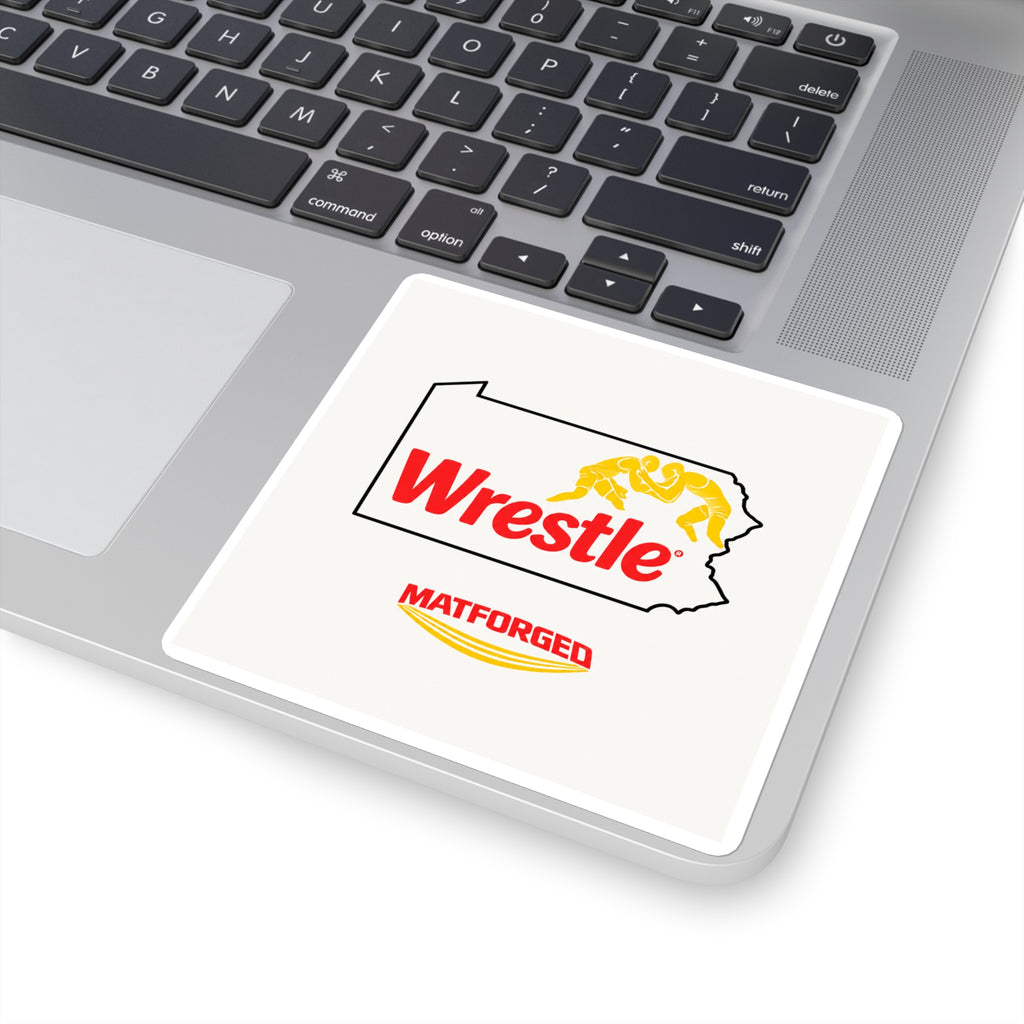 Wrestling Culture - Wrestle Pennsylvania Square Sticker