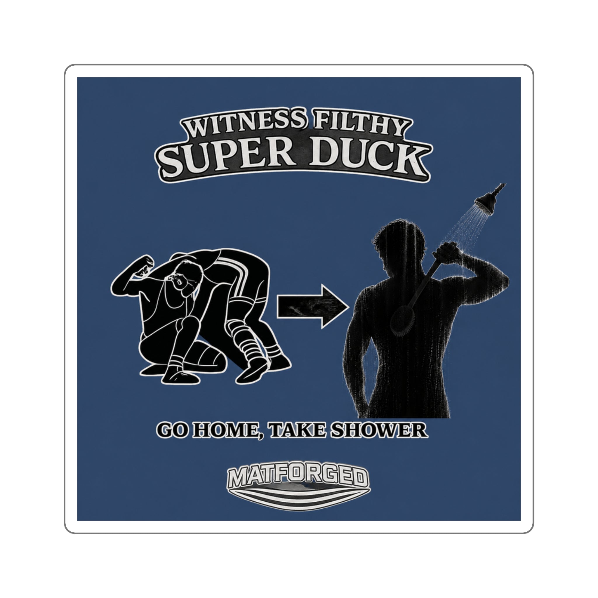 Mat Culture - Filthy Super Duck Square Sticker