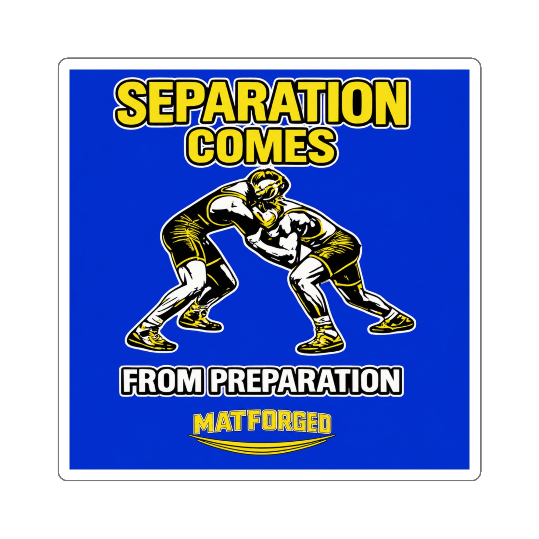 Grind - Separation Comes From Preparation Square Sticker