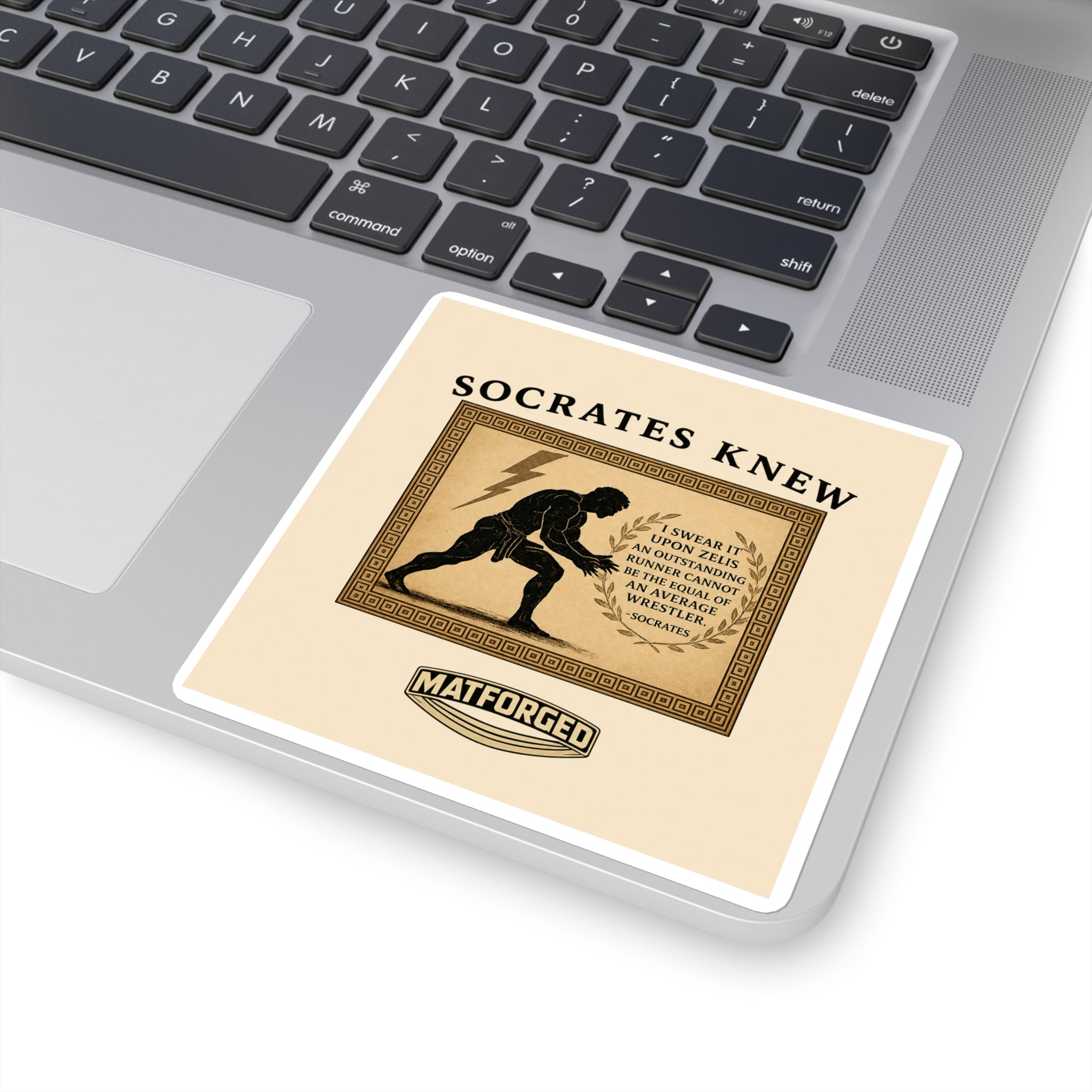 Mat Culture- Socrates Knew Square Sticker