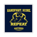 Grind - Handfight Score Repeat Square Sticker