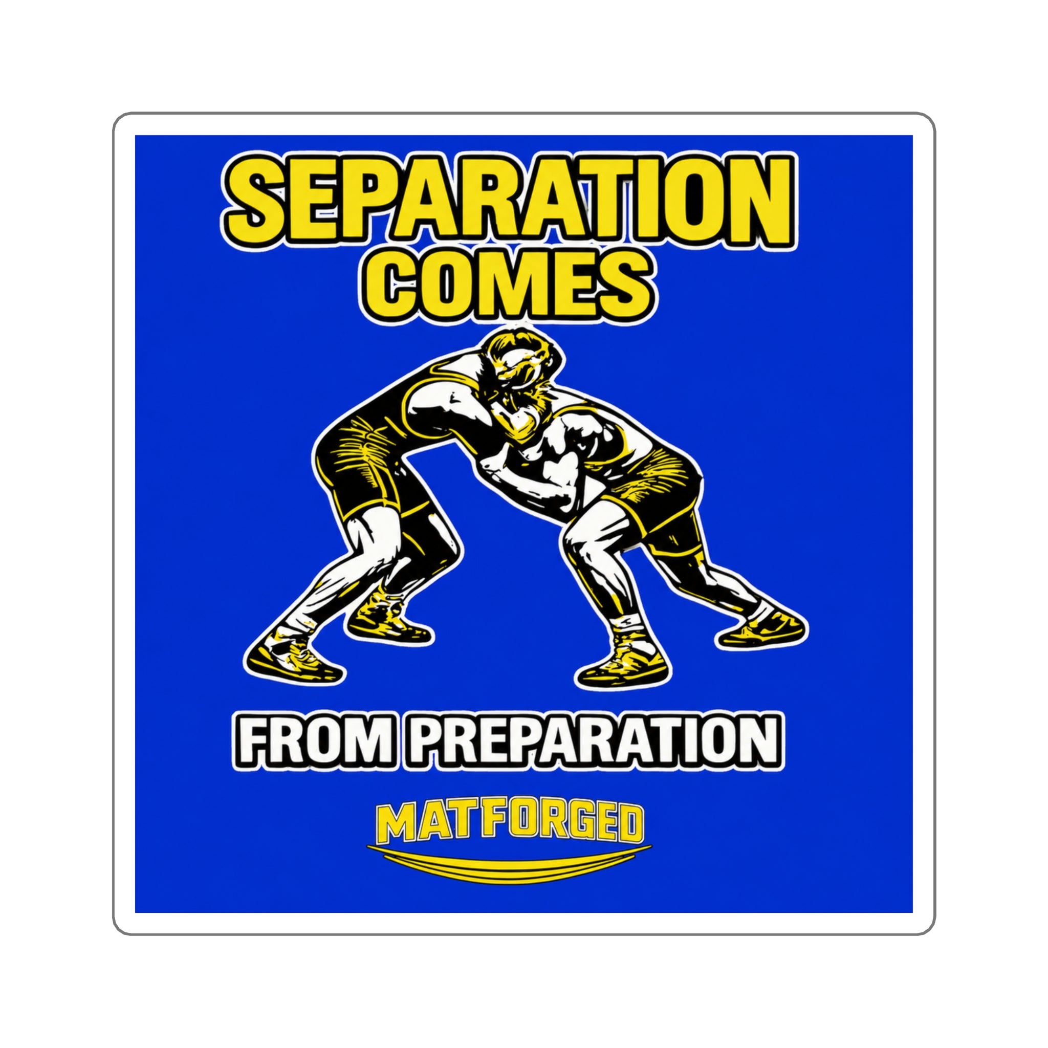 Grind - Separation Comes From Preparation Square Sticker