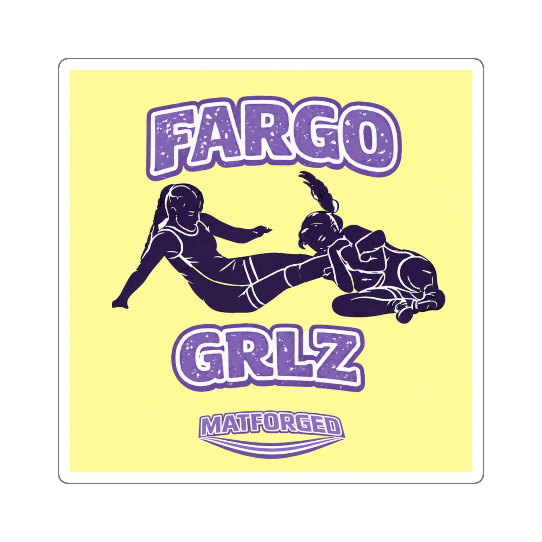 Olympic Girls - Fargo Grlz Square Sticker