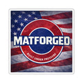MatForged Patriotic Original Logo Square Sticker