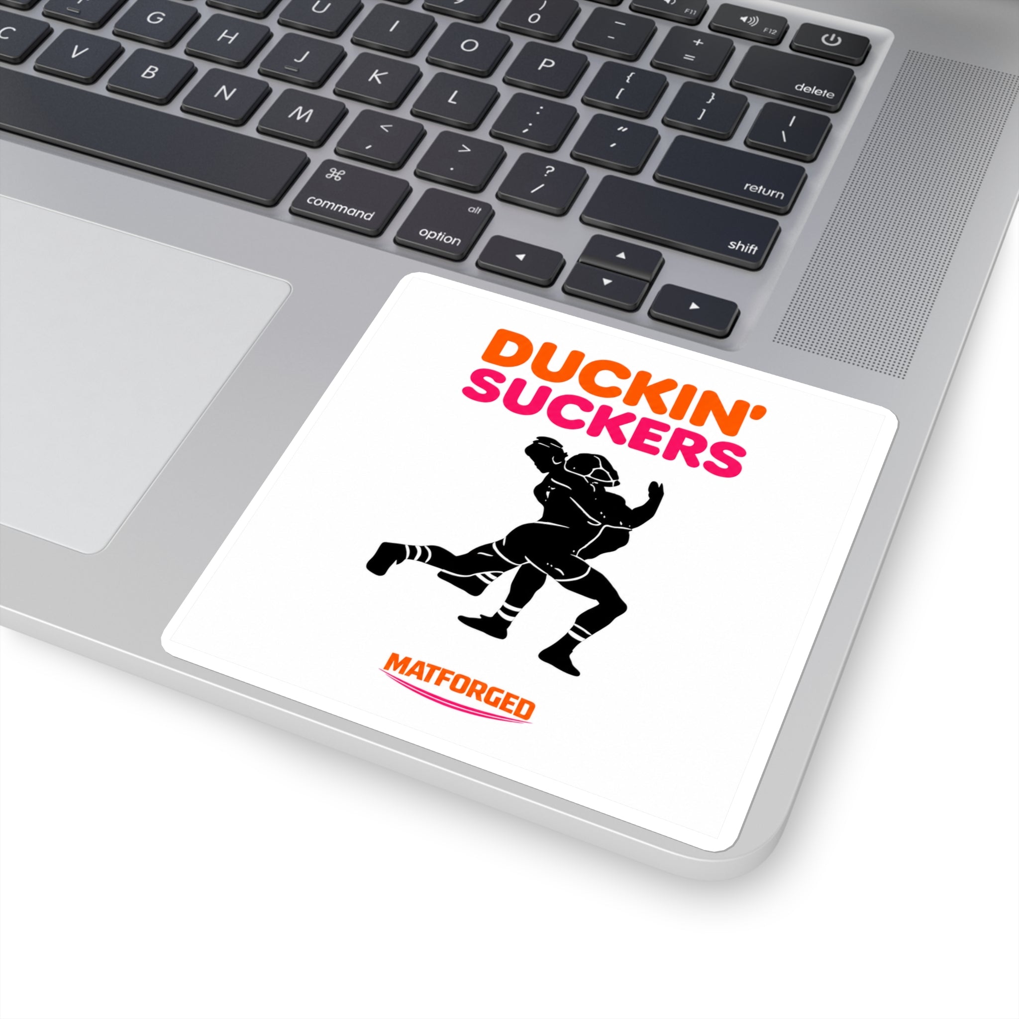 Wrestling Culture - Duckin' Suckers Square Sticker